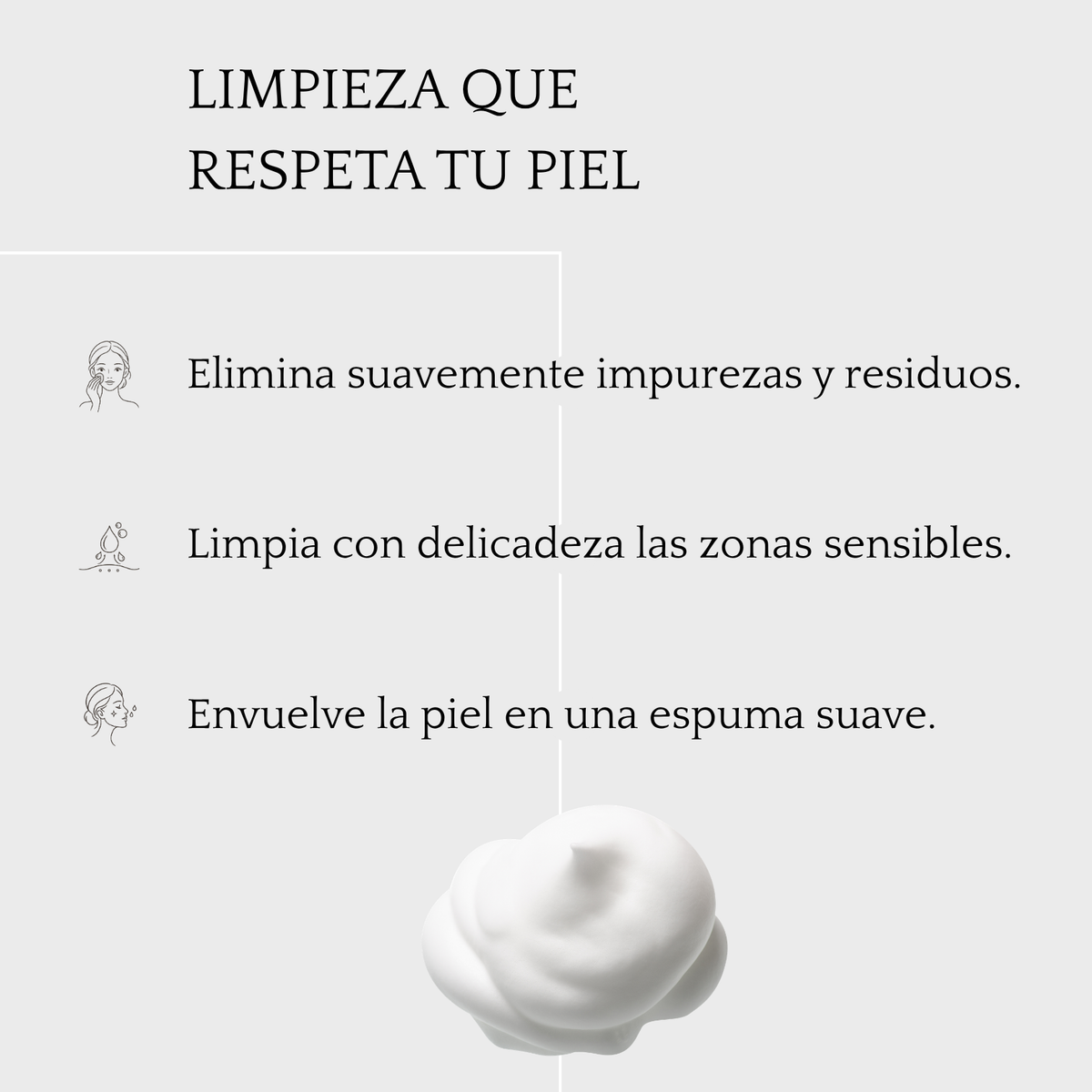 Espuma Limpiadora Suave