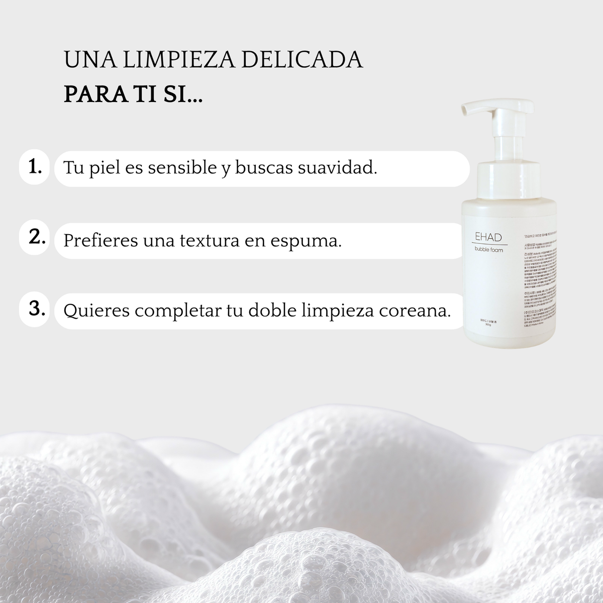 Espuma Limpiadora Suave
